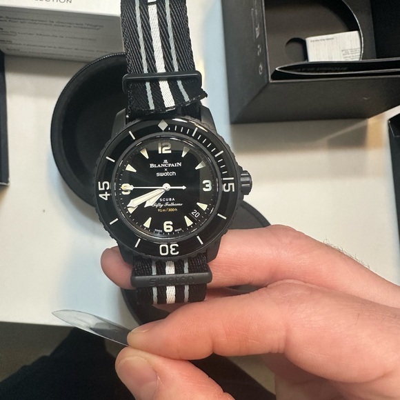 Blancpain X Swatch ( Ocean of Storms). Fifty Fathoms - Picture 3 of 4